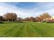 Spacious community green space with mature trees and lush landscaping for residents at 1350 S Greenfield Rd # 2231, Mesa, AZ 85206