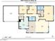 Detailed floor plan showcasing the layout of a home with labeled rooms and dimensions at 3898 E Palmer St, Gilbert, AZ 85298