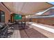 Backyard featuring a covered patio with desert landscaping and block wall at 1017 W Lydia Ln, Phoenix, AZ 85041