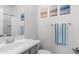 Bright bathroom with a modern sink, neutral walls, and decorative accessories for a clean look at 14870 W Encanto Blvd # 1059, Goodyear, AZ 85395