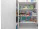 Well-organized pantry with ample shelving offering generous storage space for food and household items at 14870 W Encanto Blvd # 1059, Goodyear, AZ 85395