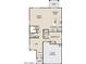 Floor plan featuring the dining area, kitchen, Gathering room, and a two-car garage at 15512 W Corte Del Sol Este --, Waddell, AZ 85355