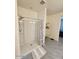 Modern bathroom featuring a walk-in shower with a built-in seat at 1630 E Prickly Pear Pl, Casa Grande, AZ 85122