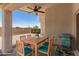 Covered patio with dining set and grill perfect for outdoor entertaining at 16827 S 20Th Way, Phoenix, AZ 85048
