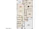 Detailed floorplan showcasing the layout of the home including bedrooms, bathrooms, and living spaces at 18261 W Camino De Oro --, Surprise, AZ 85387