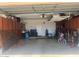 The attached garage offers ample storage space, with plenty of room for vehicles and equipment at 23890 W Twilight Trl, Buckeye, AZ 85326