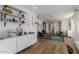 Open-concept living room showcasing modern shelves and stylish decor at 4117 E Coolidge St, Phoenix, AZ 85018