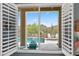 View of the private backyard oasis, including a sparkling pool and mountain views at 41809 N La Crosse Trl, Anthem, AZ 85086