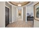 Welcoming foyer with high ceilings, tiled floors, and an open floor plan at 41809 N La Crosse Trl, Anthem, AZ 85086