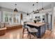 Bright kitchen with modern appliances, a center island with butcher block, and an inviting window seat at 4350 E Gatewood Dr, Phoenix, AZ 85050
