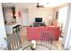 Inviting living area features a kitchen with bar seating and comfortable seating at 5345 E Van Buren St # 115, Phoenix, AZ 85008