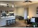 Open-concept living room with modern furnishings and abundant natural light at 5345 E Van Buren St # 370, Phoenix, AZ 85008