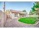 The backyard has an ample lawn and a private, walled perimeter at 836 N Sinova Ave, Gilbert, AZ 85234