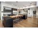 Expansive open kitchen featuring premium stainless steel appliances, a center island, and ample counter space at 9148 N 66Th Pl, Paradise Valley, AZ 85253