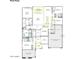 Detailed floor plan illustrating a four-bedroom layout, including a great room and dining area at 10013 S 36Th Ave, Laveen, AZ 85339