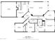 Detailed floor plan showcasing the layout of a 1820 sq ft home, including bedrooms, kitchen, and living areas at 10141 E Floriade Dr, Scottsdale, AZ 85260