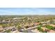 A wide aerial view of a community featuring single-Gathering homes with desert landscaping and a scenic mountain backdrop at 4131 E Cascalote Dr, Cave Creek, AZ 85331