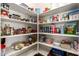 Walk-in pantry with abundant shelving at 5707 N Kristi Ln, Litchfield Park, AZ 85340