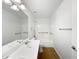 Bright bathroom with double vanity, soaking tub, and modern fixtures at 6255 S Opal Dr, Chandler, AZ 85249