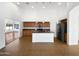 Open concept kitchen featuring granite counters, stainless appliances, and a large kitchen island at 6255 S Opal Dr, Chandler, AZ 85249