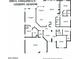 Detailed floorplan of a single-Gathering home featuring a 3-car garage, primary suite, and open-concept living spaces at 1085 E Oakland Ct, Gilbert, AZ 85295
