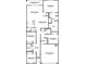 Detailed floorplan showcasing 4 bedrooms, 2 baths, a spacious living area, and a 2-car garage at 24079 W Cocopah St, Buckeye, AZ 85326