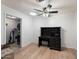Flex space with desk, shelving, and a laundry area. Plenty of room for an office or storage at 255 N Hunt E Dr, Mesa, AZ 85203