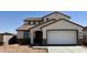 New two-story home with a spacious two car garage and a neutral color palette at 3033 E Mecklenburg Way, San Tan Valley, AZ 85143