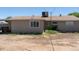 Backyard view of the house showing the exterior at 3802 W Mulberry Dr, Phoenix, AZ 85019