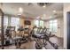 Well-equipped gym featuring treadmills, bikes, and other exercise equipment at 4803 N Woodmere Fairway -- # 1002, Scottsdale, AZ 85251