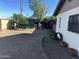 Wide backyard featuring dirt landscaping and a shed at 5735 N 32Nd Dr, Phoenix, AZ 85017