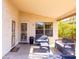 Outdoor patio with furniture, creating a relaxing spot for Gathering and friends at 6415 W Escuda Rd, Glendale, AZ 85308
