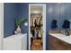 Well-organized closet with ample storage and access from the bathroom at 2236 E Sierra St, Phoenix, AZ 85028