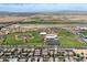 Community aerial view showcasing the community location, proximity to baseball fields, and highway at 2401 E Rio Salado Pkwy # 1047, Tempe, AZ 85288