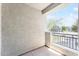 Balcony featuring black metal railing with view of other buildings at 2401 E Rio Salado Pkwy # 1047, Tempe, AZ 85288