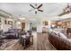 Spacious open-concept living area connects to the kitchen and other living spaces at 33317 N 71St St, Scottsdale, AZ 85266
