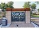 Elegant entrance sign for the Silver Crest at Treasure Canyon community at 8026 W Villa Lindo Dr, Peoria, AZ 85383