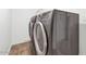 Convenient laundry room with modern washer and dryer at 10590 E Mercer Ln, Scottsdale, AZ 85259