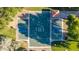 Aerial view of basketball and pickleball courts in a green space at 2004 N 125Th Ave, Avondale, AZ 85392