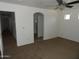 Bedroom shows adjoining bathroom and carpeted floors at 22632 W Solano Dr, Buckeye, AZ 85326
