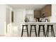 Bright kitchen featuring stainless steel appliances, a breakfast bar and wood cabinets at 25052 N 174Th Ln, Surprise, AZ 85387