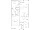 Open-concept floor plan featuring a spacious great room, kitchen, and owner's suite at 25424 N 176Th Ave, Surprise, AZ 85387