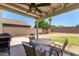 Backyard patio with seating and privacy wall at 2963 S 83Rd St, Mesa, AZ 85212