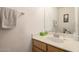 Bathroom featuring a vanity, sink, and neutral finishes at 2963 S 83Rd St, Mesa, AZ 85212