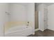 Bathroom with tile floor, separate tub, and glass door shower at 45722 W Barbara Ln, Maricopa, AZ 85139