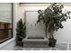 Modern courtyard features a serene water feature and artistic tilework at 5700 E Sanna St, Paradise Valley, AZ 85253
