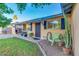 Charming front porch featuring potted plants and room for seating, enhancing curb appeal at 803 W 18Th St, Tempe, AZ 85281