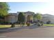 Lovely single-story home showcasing mature palm trees, well-maintained landscaping, and a tiled roof at 11290 N 117Th St, Scottsdale, AZ 85259
