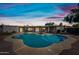 Beautiful backyard featuring a private pool, perfect for relaxation and enjoying the outdoors at 14830 N 28Th Pl, Phoenix, AZ 85032