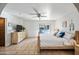 Bedroom with tile floors and access to the backyard at 14830 N 28Th Pl, Phoenix, AZ 85032